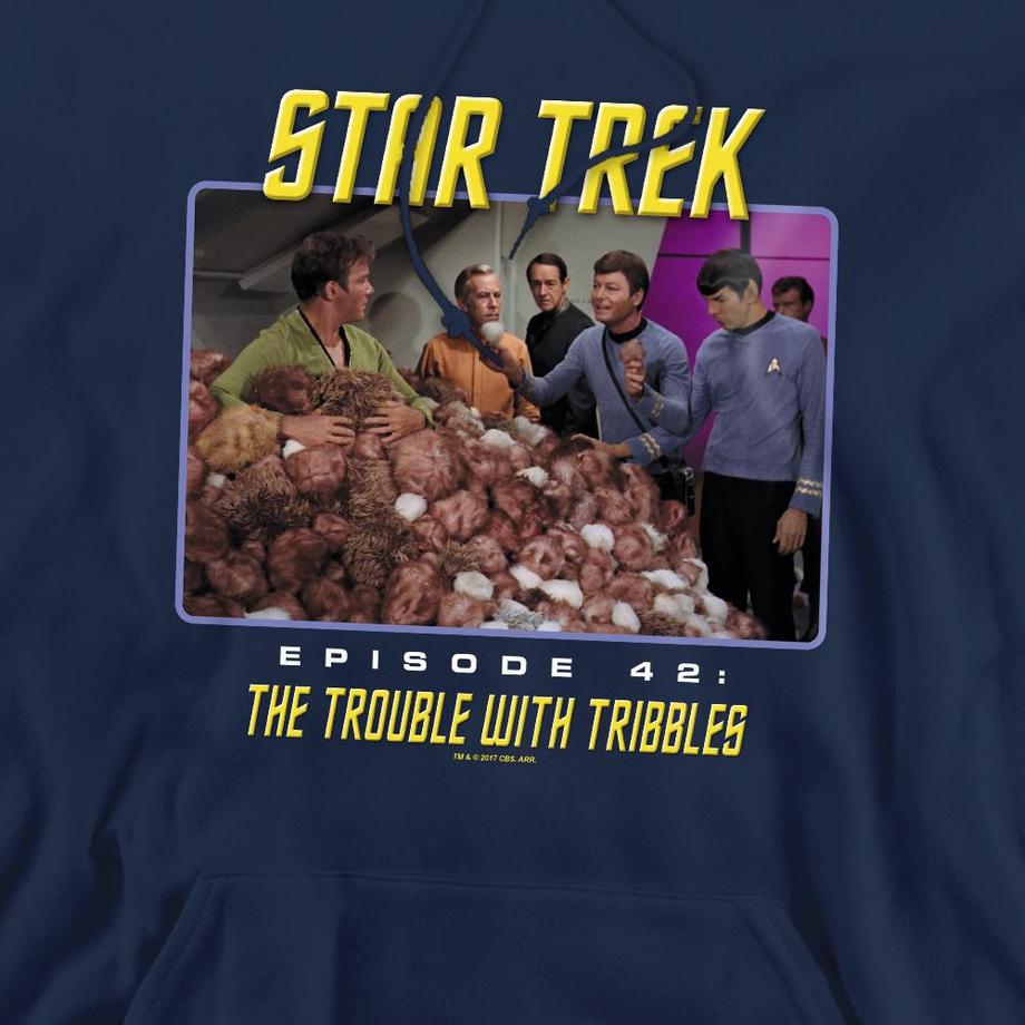 Star Trek The Trouble with Tribbles Felpa con Cappuccio  