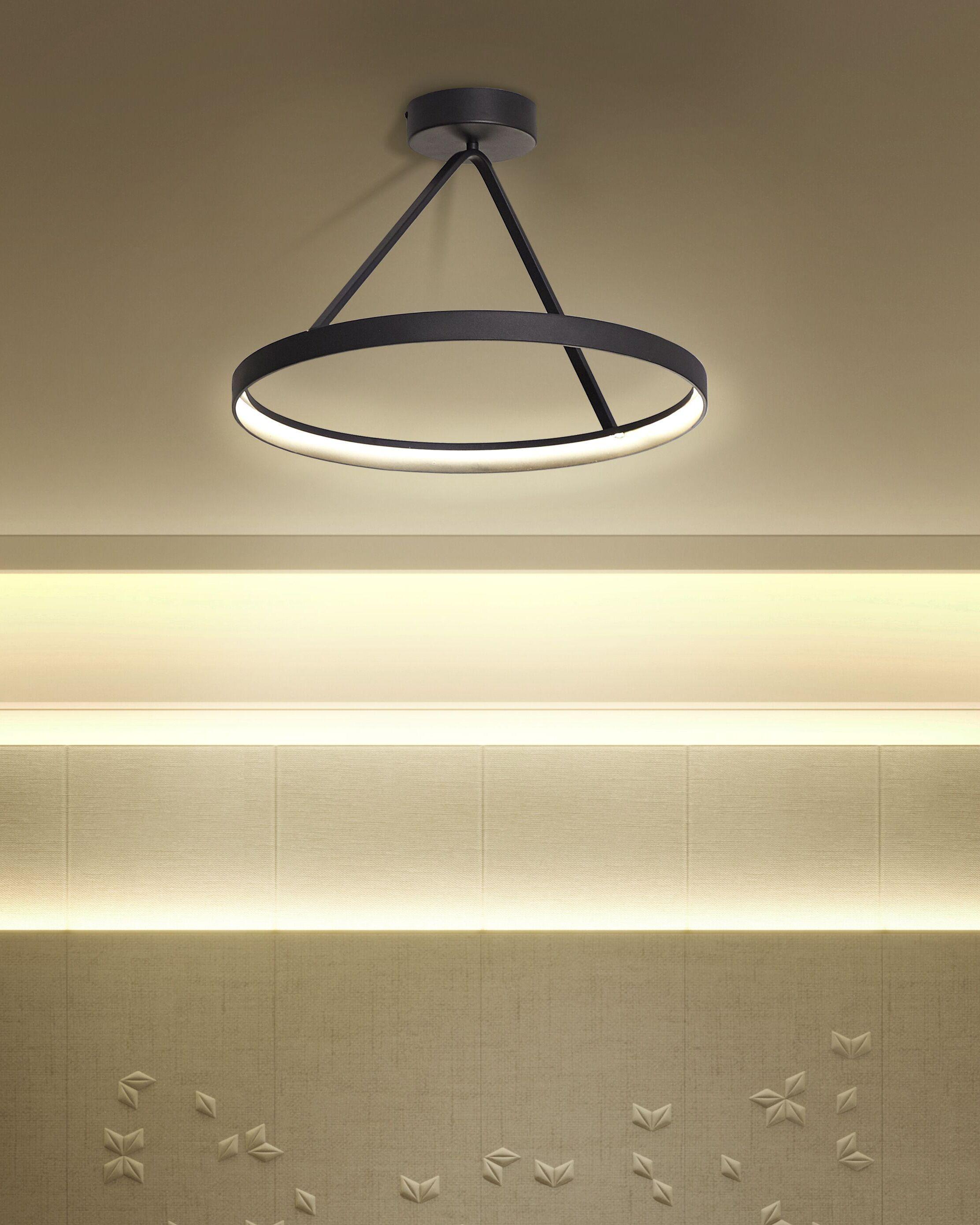 Beliani Lampe suspension en Acier Moderne AGNO  