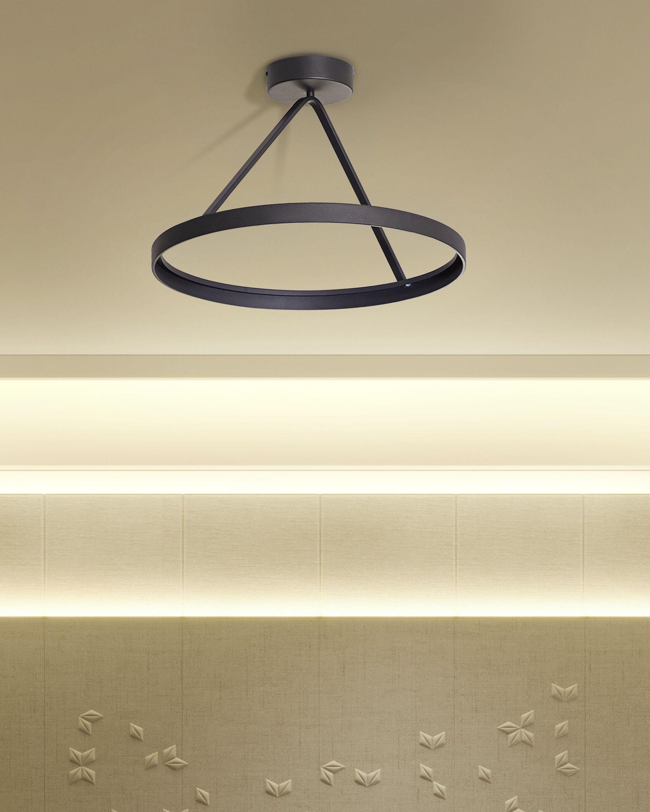 Beliani Lampe suspension en Acier Moderne AGNO  