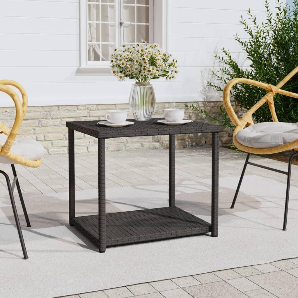 VidaXL Table d'appoint rotin synthétique  