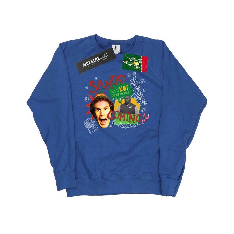 Elf Santa's Coming Slim Fit Sweatshirt  