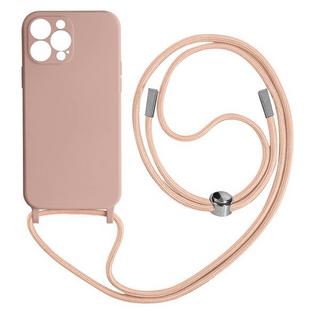 Avizar  Coque cordon iPhone 13 Pro Rose 