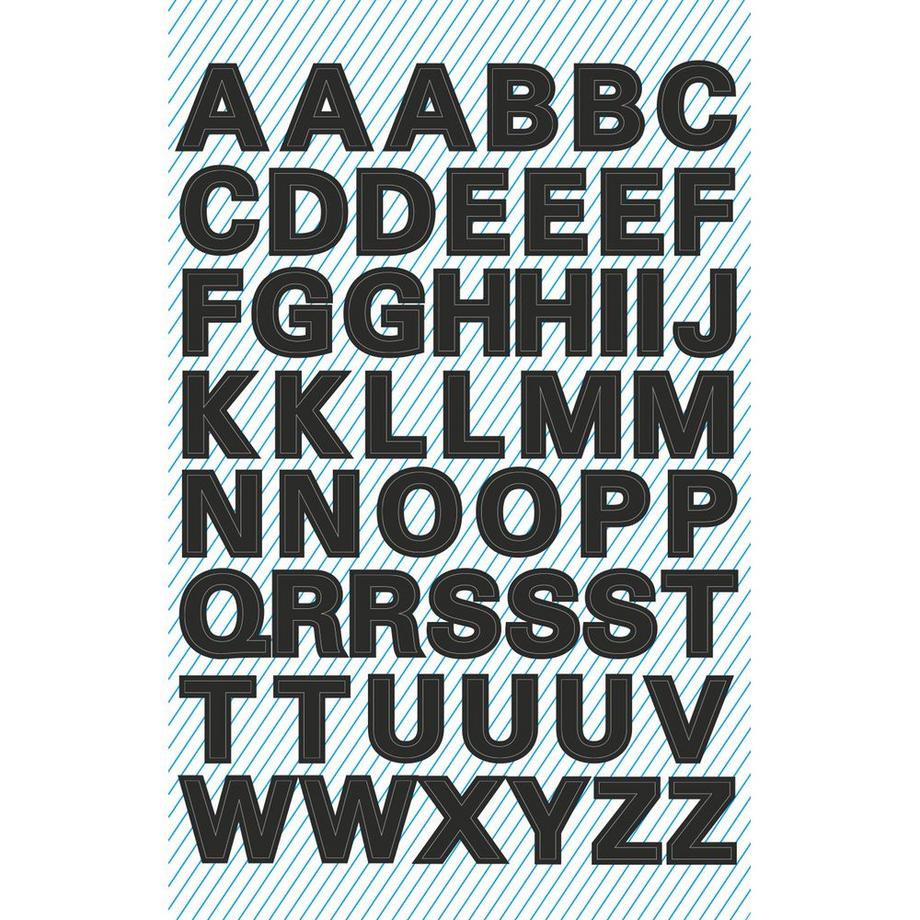 Z-DESIGN Sticker Home Letters 3780, 104 pièces  