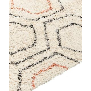 Beliani Tapis en Coton Boho HAJIPUR  