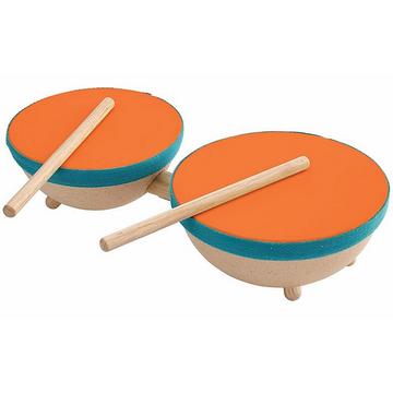 Plan Toys houten muziekinstrument drumstel