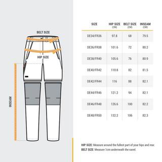 FORCLAZ  Pantalon modulable - TREK 100 