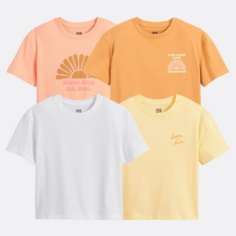 La Redoute Collections  4er-Set T-Shirts 