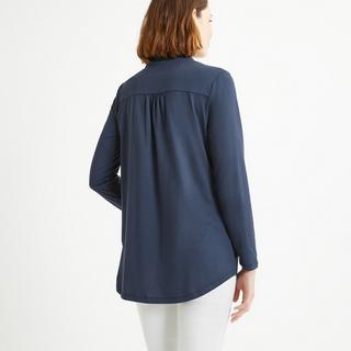 La Redoute Collections  Langärmeliges Blusenshirt mit Polokragen 