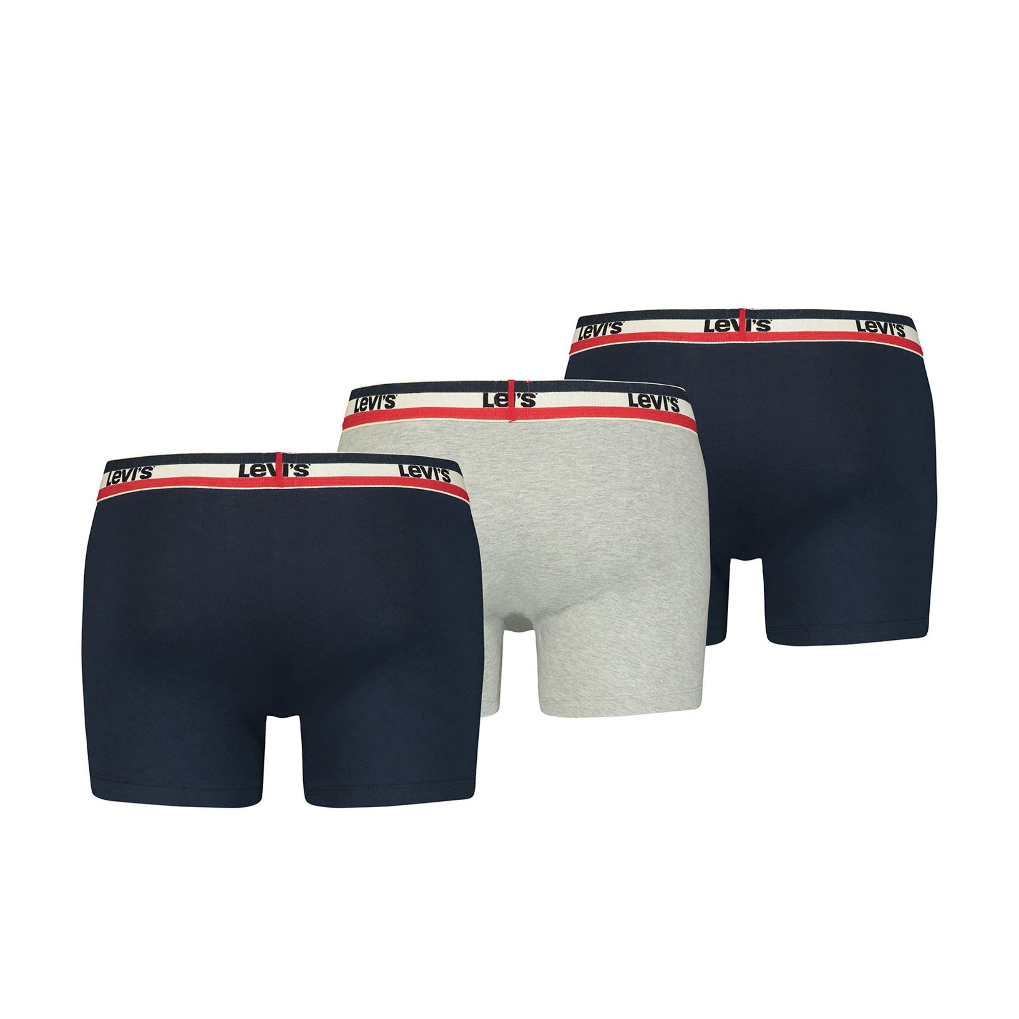 Levis  Boxershort  3er Pack Stretch-MEN SPRTSWR LOGO BOXER BRIEF 3P 