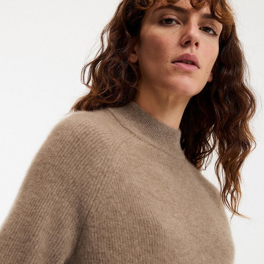 La Redoute Collections Langärmeliges Kaschmir Strickkleid  