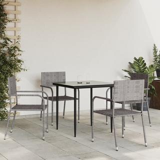 VidaXL set da pranzo da giardino Polirattan  