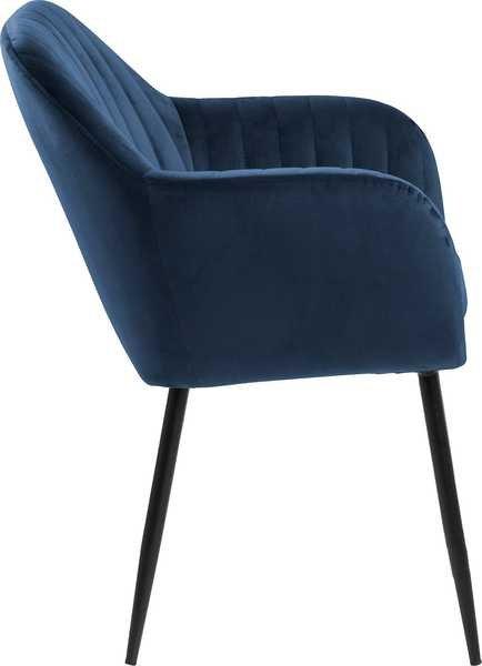 mutoni Fauteuil Milano noir bleu foncé  