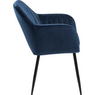 mutoni Fauteuil Milano noir bleu foncé  