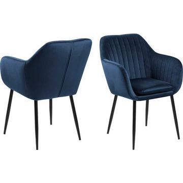 Poltrona Milano nero blu scuro