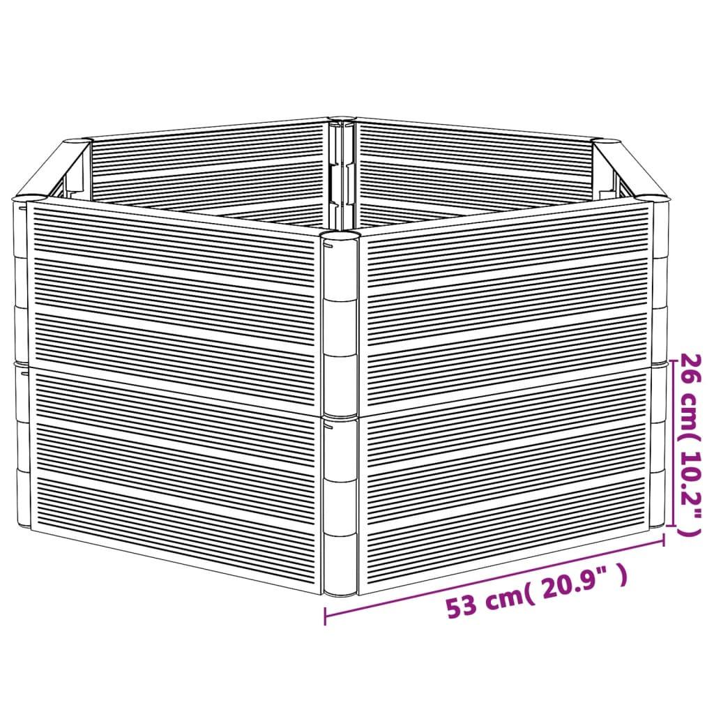 VidaXL Jardinière polypropylène  