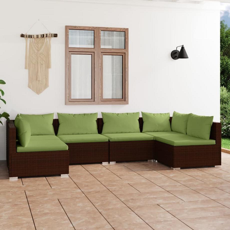 VidaXL Garten-lounge-set poly-rattan  