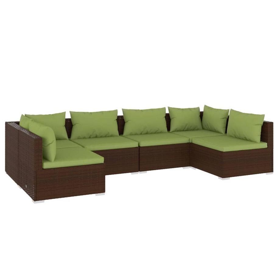Garten-lounge-set poly-rattan