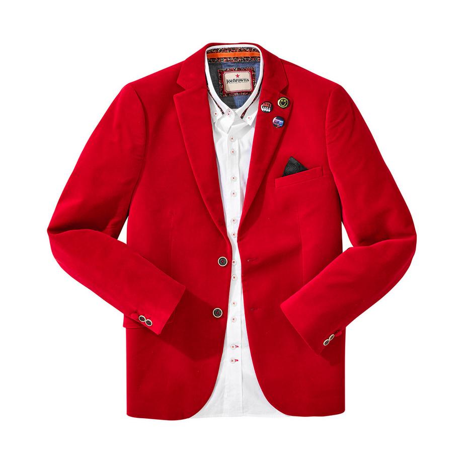 Joe Browns Samtblazer mit Kontrastdetails  