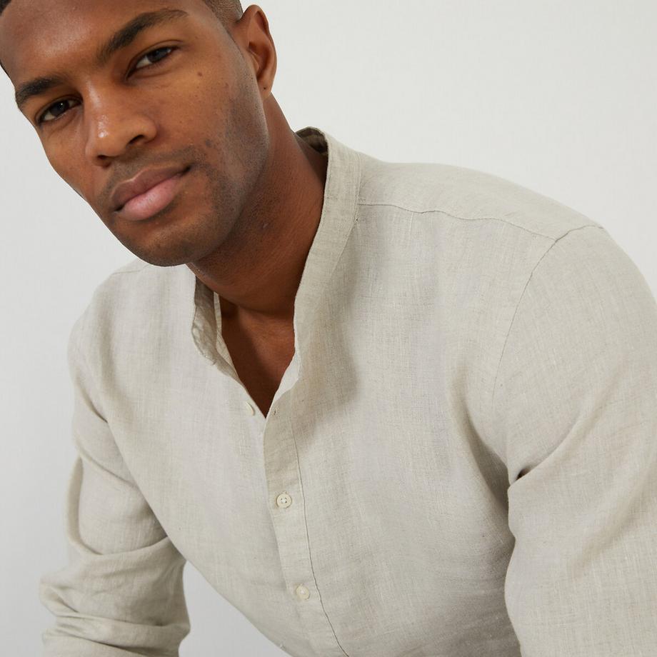 La Redoute Collections Chemise col officier  