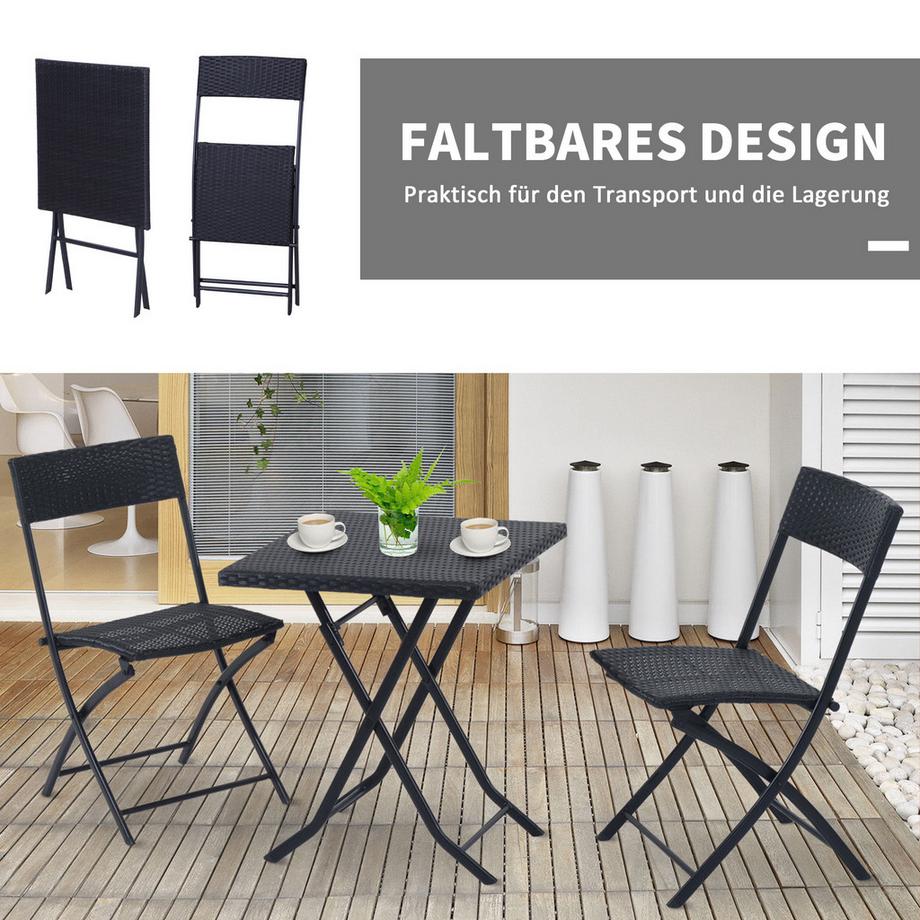 Outsunny ensemble de meubles de jardin  