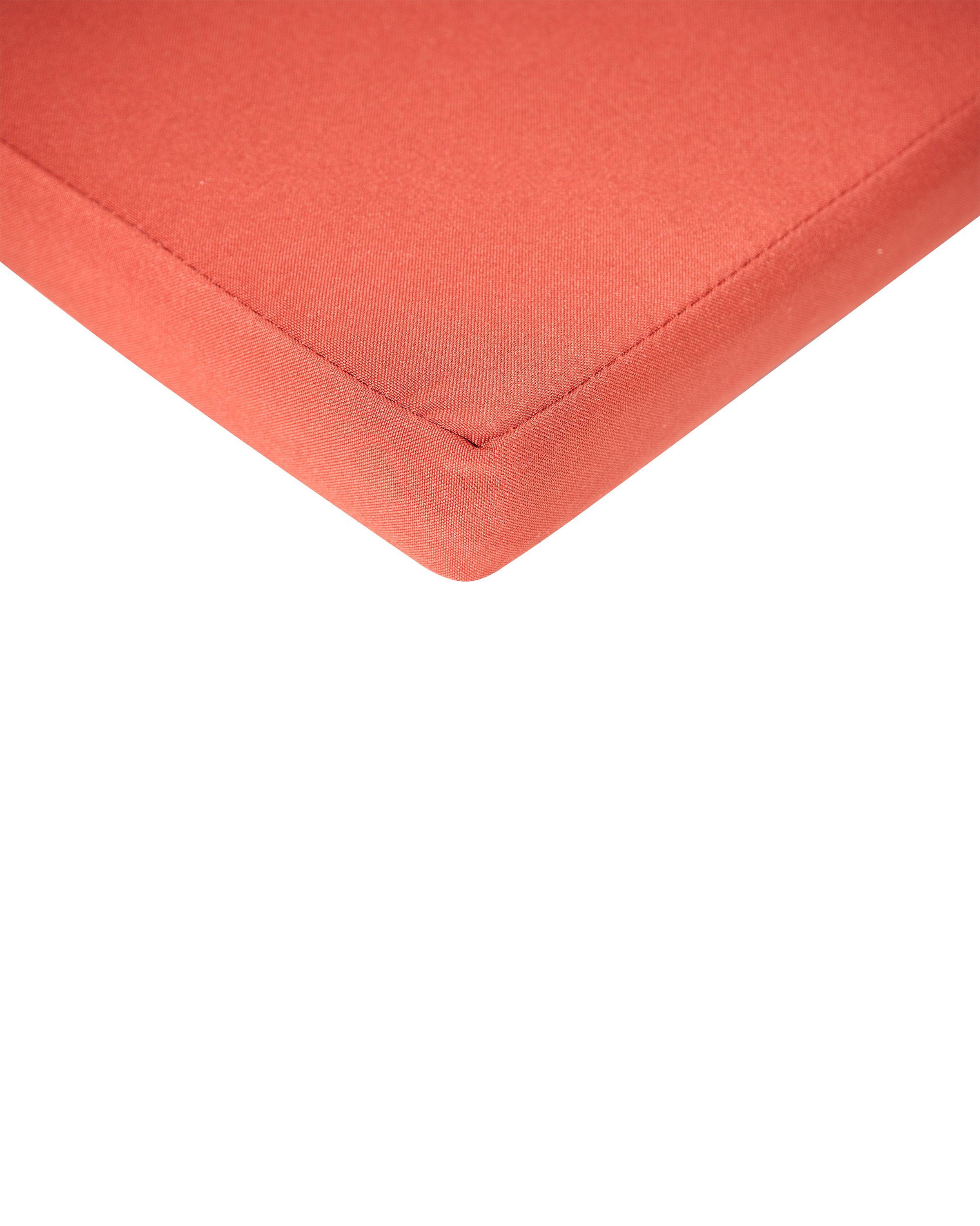 Beliani Lot de 2 chaises de jardin avec coussins en Acacia Traditionnel JAVA PREMIUM  