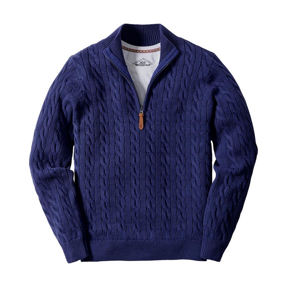 Joe Browns Sweat Col Cheminée en Maille Torsadée  