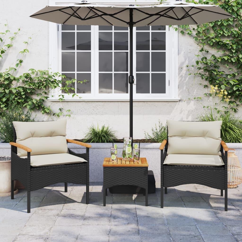 VidaXL Garten sofagarnitur poly-rattan  