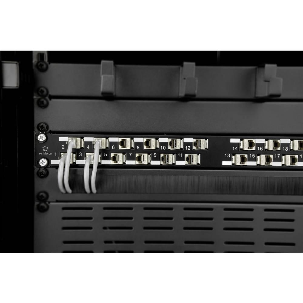 Renkforce  24 Port Netzwerk-Patchpanel 483 mm (19) Unbestückt 1 HE 