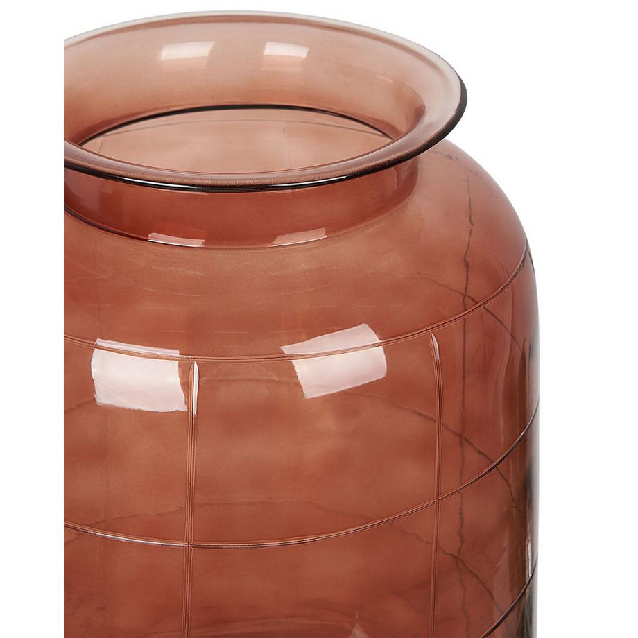 Beliani Vase à fleurs en Verre Moderne VINDALOO  