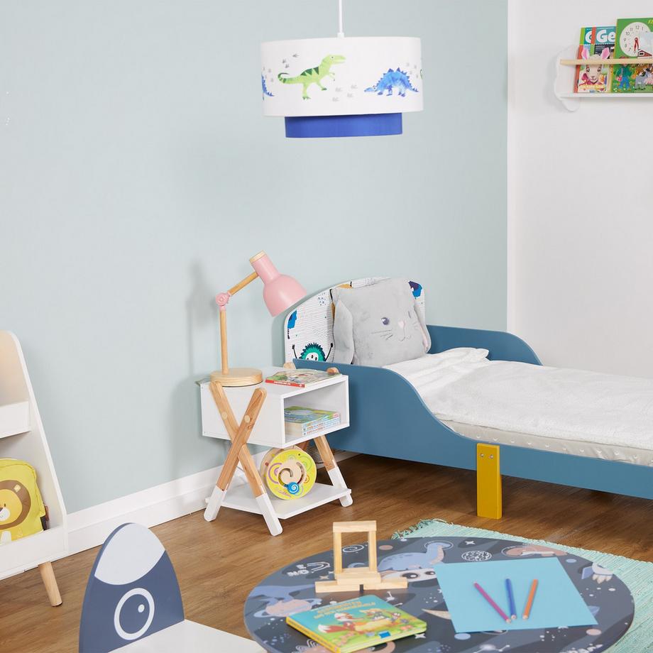 Northix Table de chevet pour enfants avec étagère  