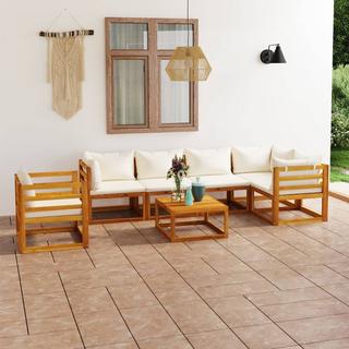 VidaXL Mobilier de jardin bois d'acacia  