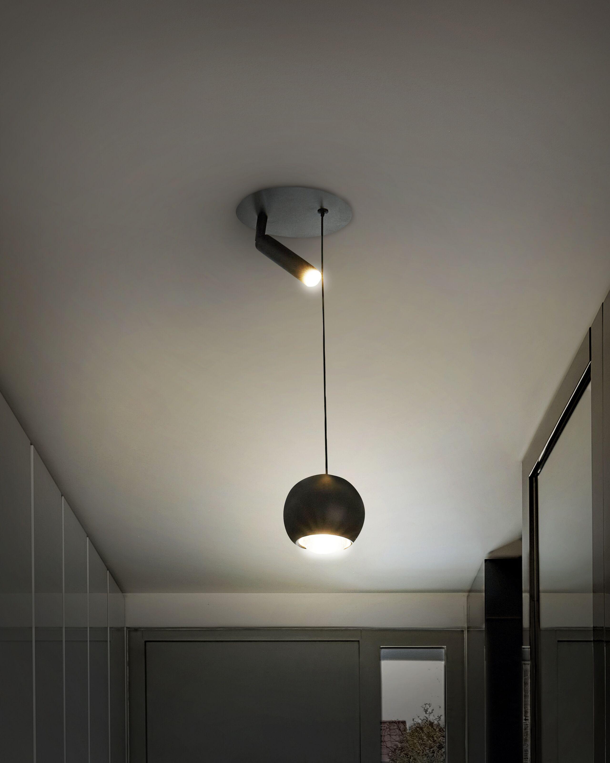 Beliani LED Hängelampe aus Eisen Modern MABOLE  