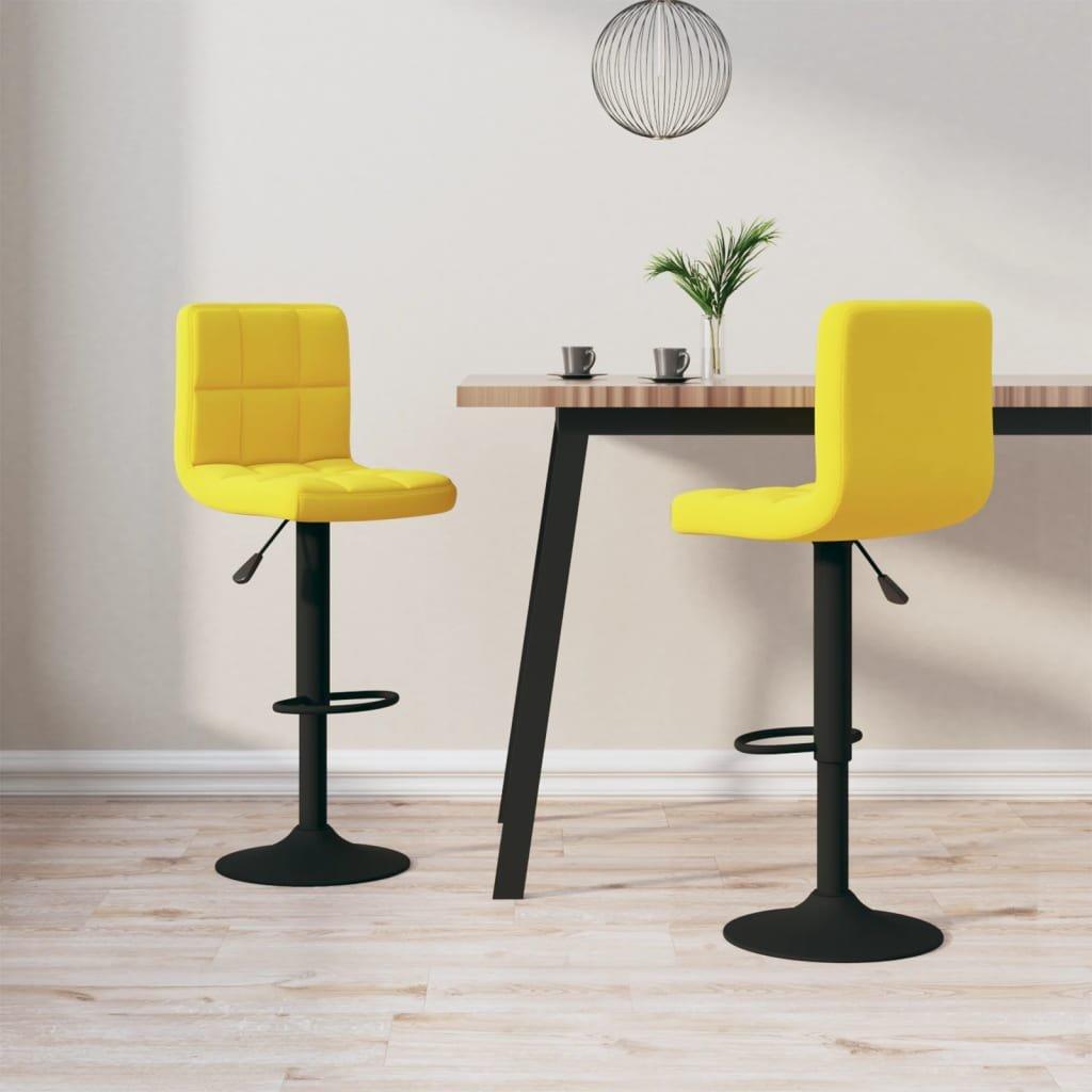 VidaXL Tabouret de bar velours  