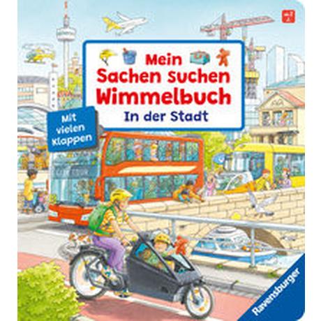 Mein Sachen suchen Wimmelbuch: In der Stadt Gernhäuser, Susanne; Nieländer, Peter (Illustrationen) Gebundene Ausgabe 