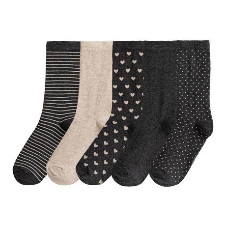 La Redoute Collections  Lot de 5 paires de mi-chaussettes 