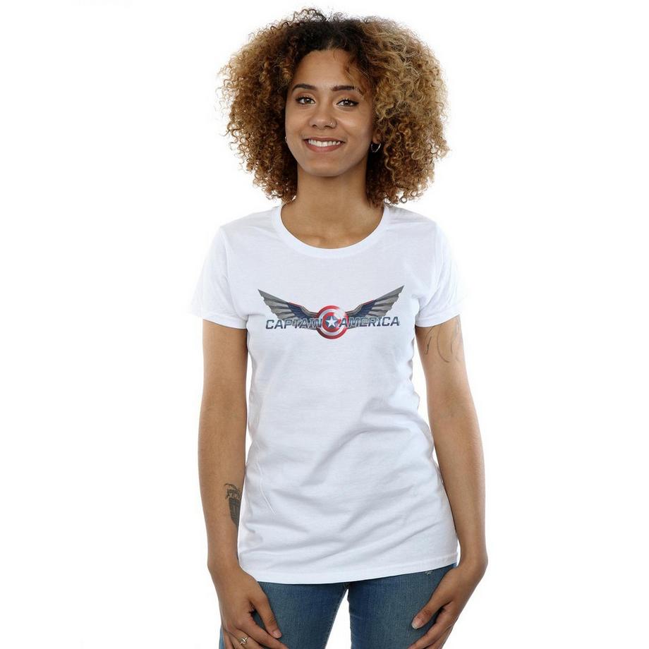 MARVEL Captain America Wings Logo T-Shirt  