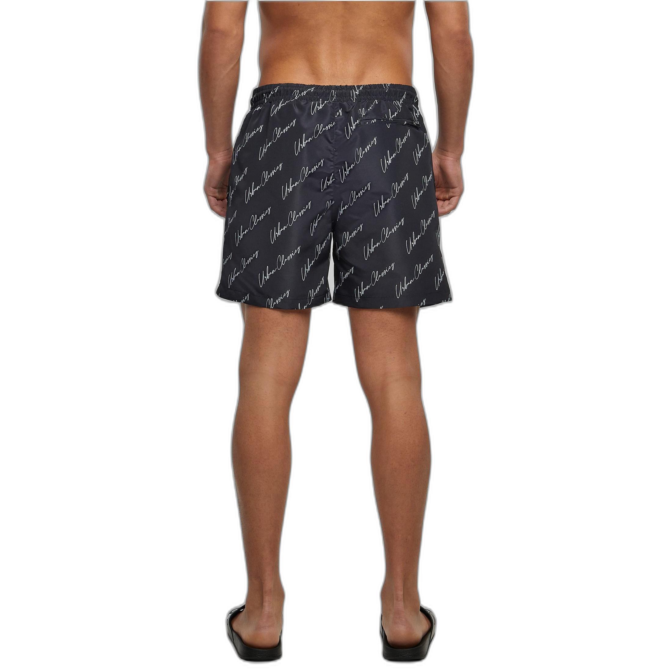 URBAN CLASSICS Pattern Badeshorts  