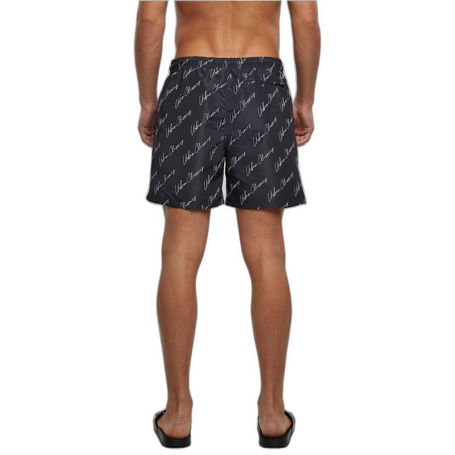 URBAN CLASSICS Pattern Badeshorts  