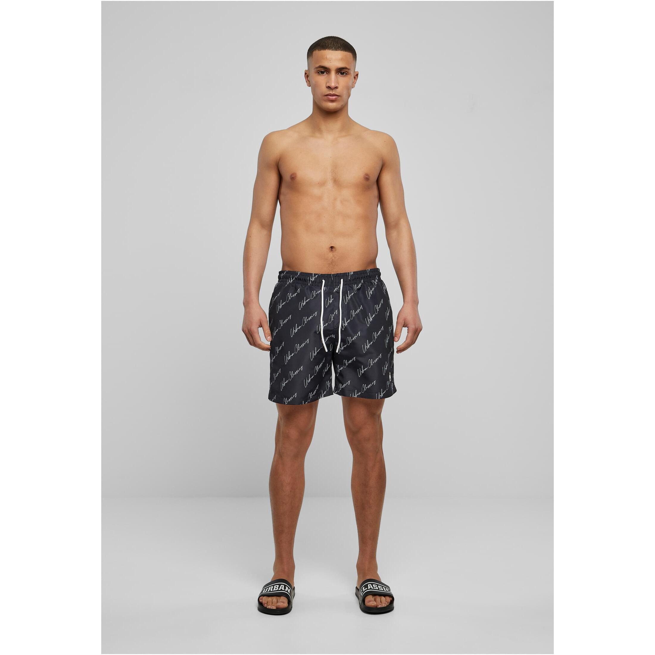 URBAN CLASSICS Pattern Badeshorts  
