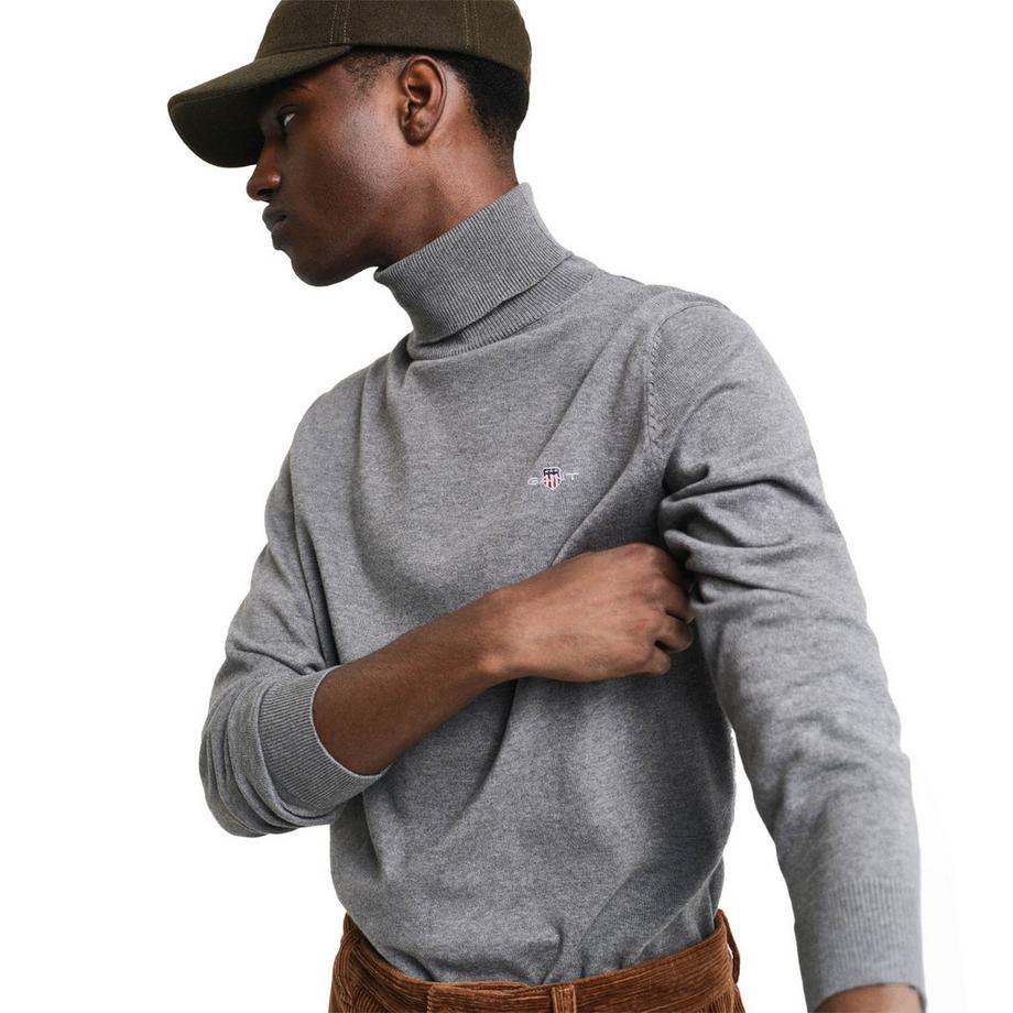 GANT Classic Cotton Rollneck Maglione  