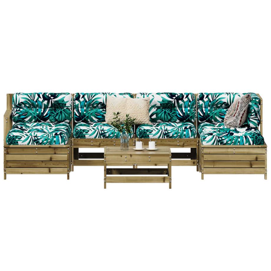 VidaXL Garten sofagarnitur imprägniertes kiefernholz  