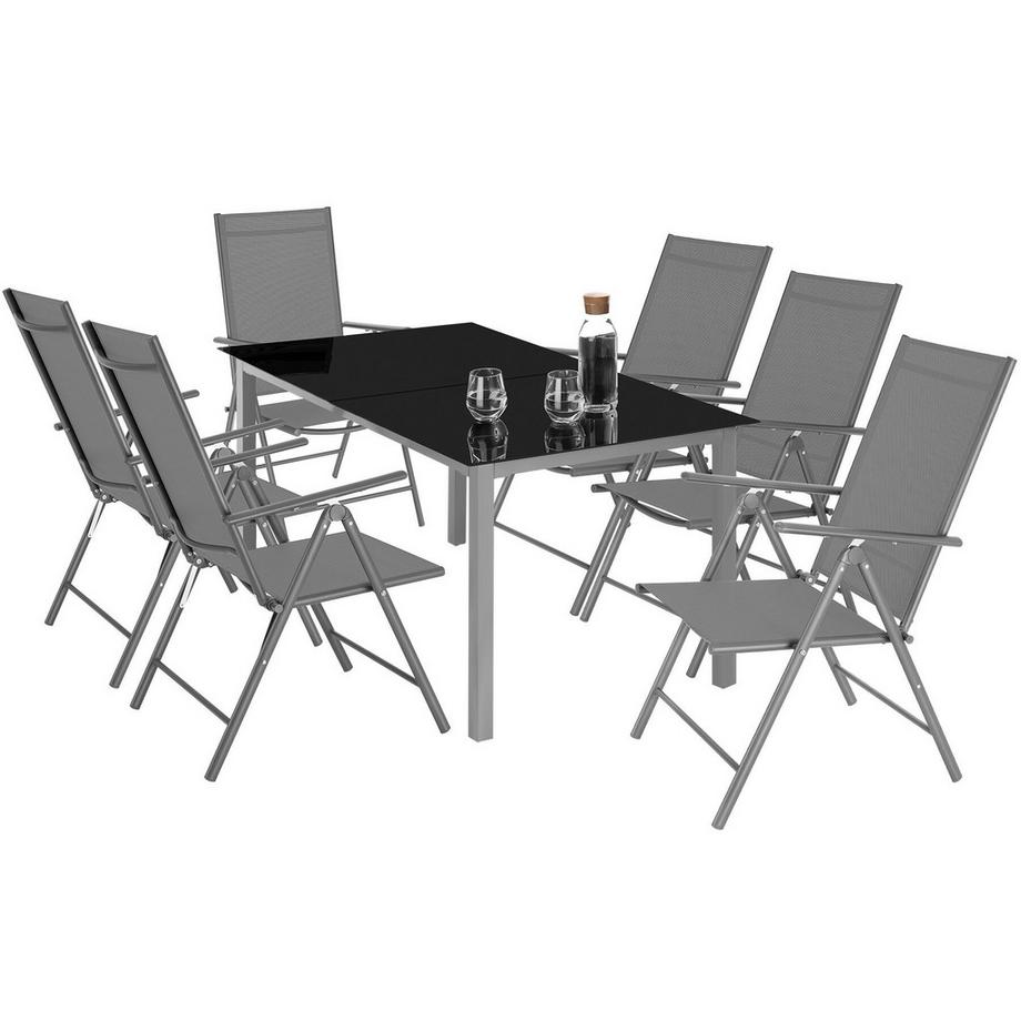 Tectake Chaise de jardin Marcellino pliables  