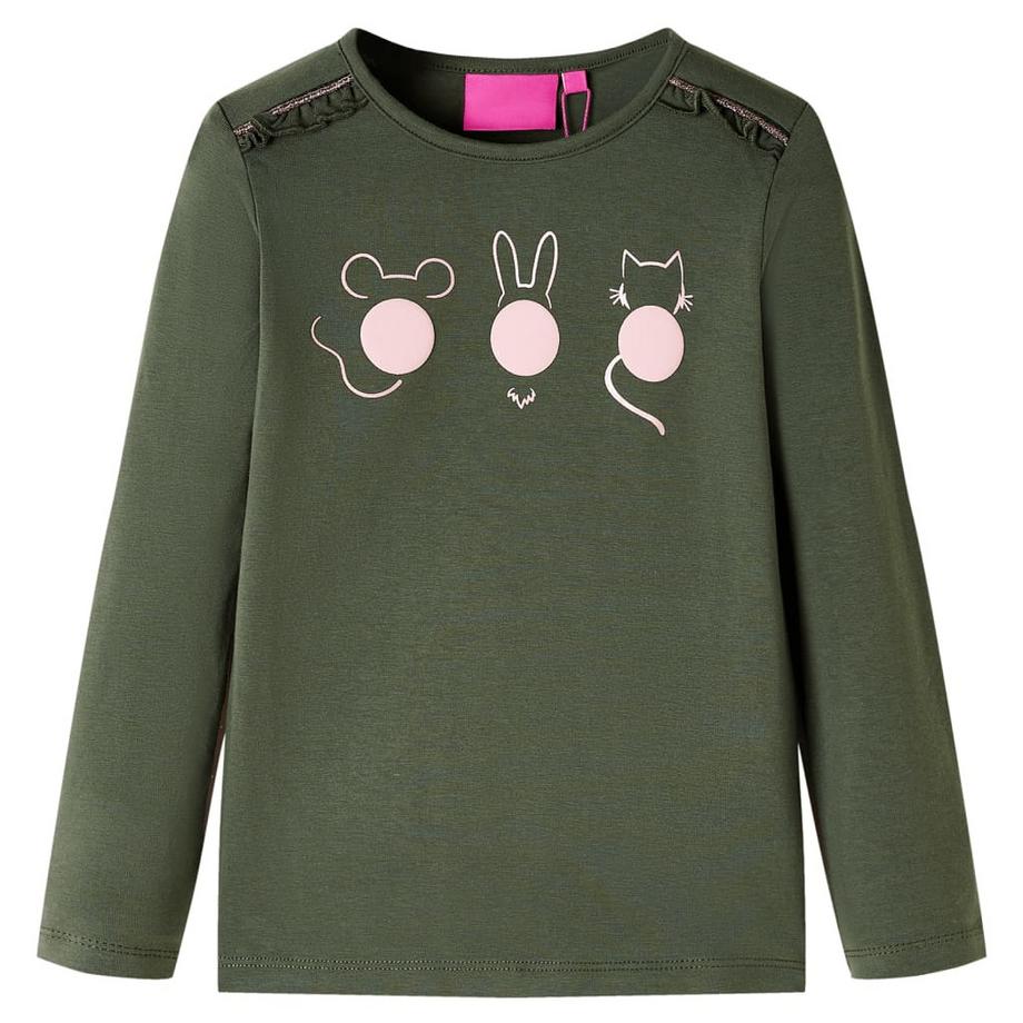 VidaXL  Kinder langarmshirt gewebe 