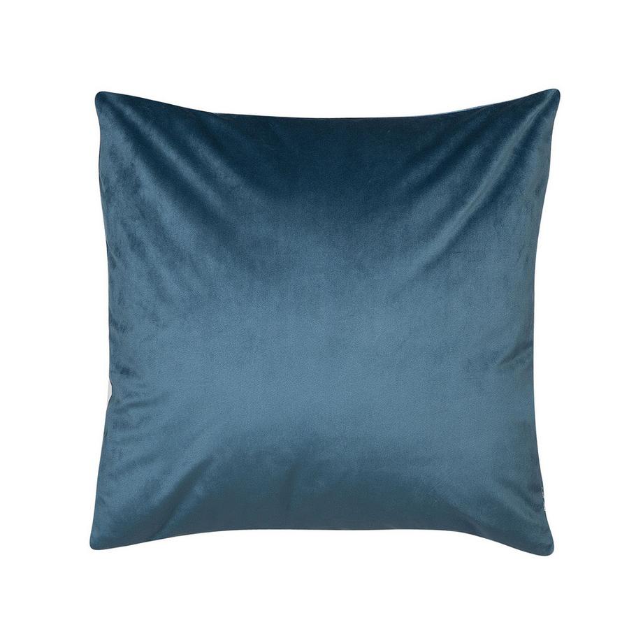 Beliani Lot de 2 coussins décoratifs en Velours Rétro BLUEBELL  
