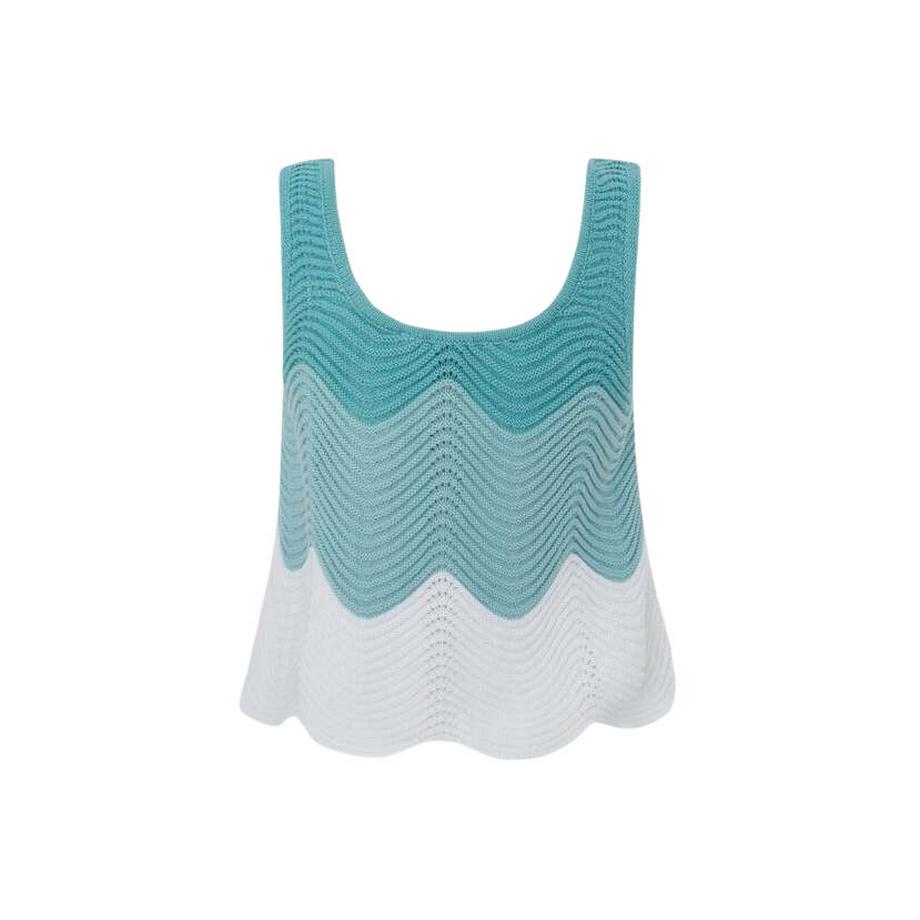 Pepe Jeans London Gaea Cropped Colorblock Débardeur en Maille  