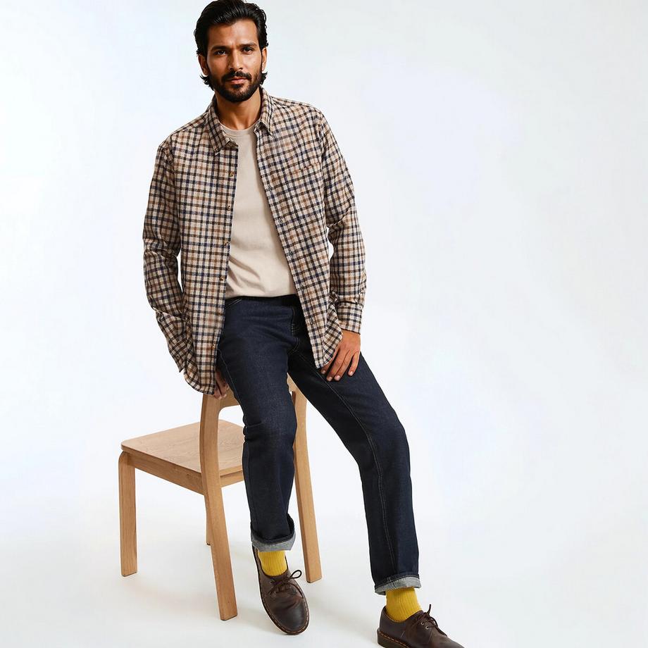 La Redoute Collections Rundhals Kurzarm T-Shirt  