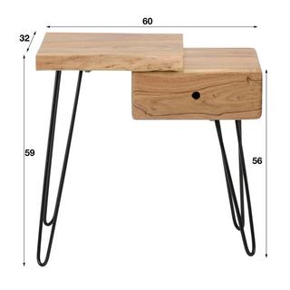 mutoni Table de chevet Edge L  