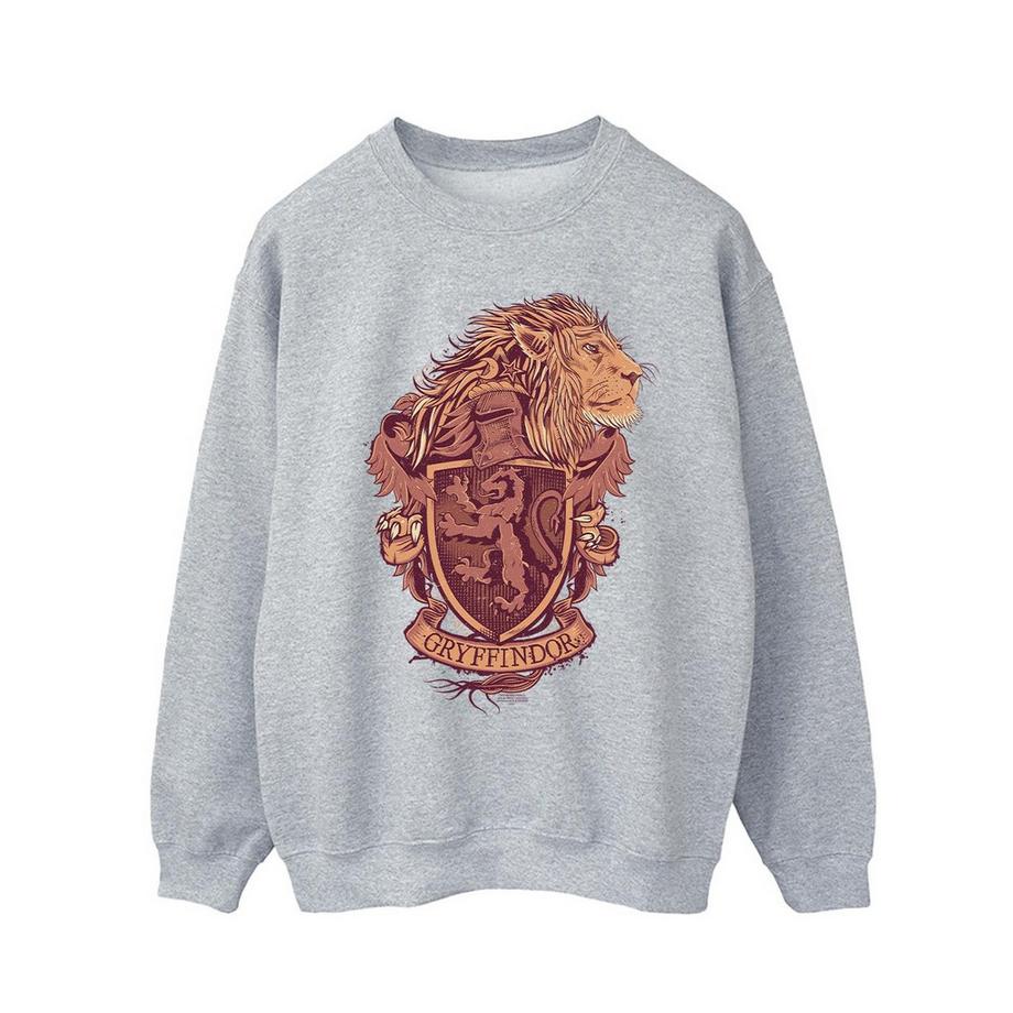 HARRY-POTTER Gryffindor Felpa Girocollo  