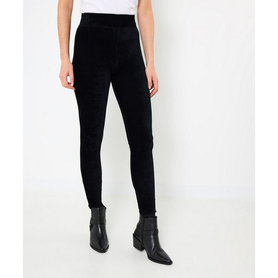 Leggings en velours côtelé extensible