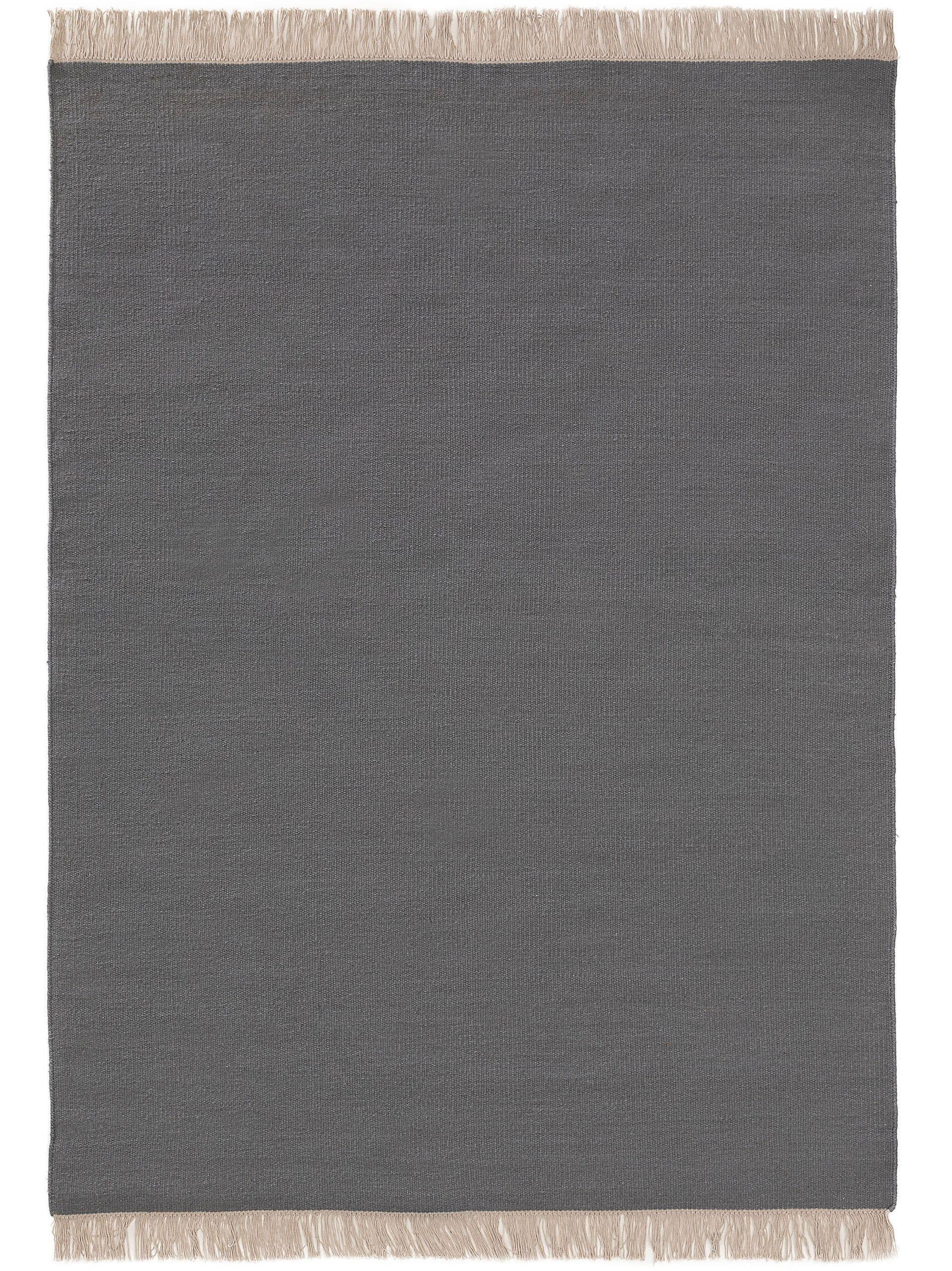 Benuta Tapis de laine Liv Gris  